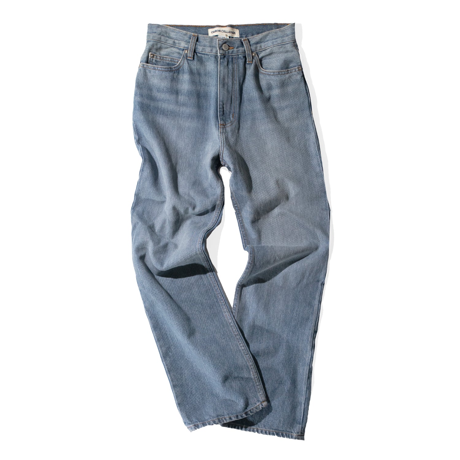 LEE Women's Retro 70s Blue Denim Flare Jeans in Muted Sun