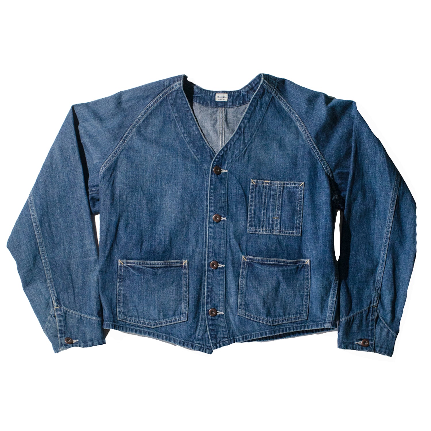 Chimala Denim Engineer Jacket in Used Medium