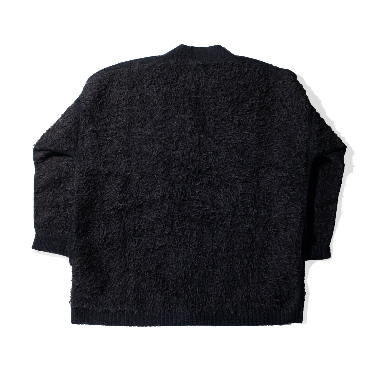 Lauren Manoogian Sherpa Cardigan in Black Melange