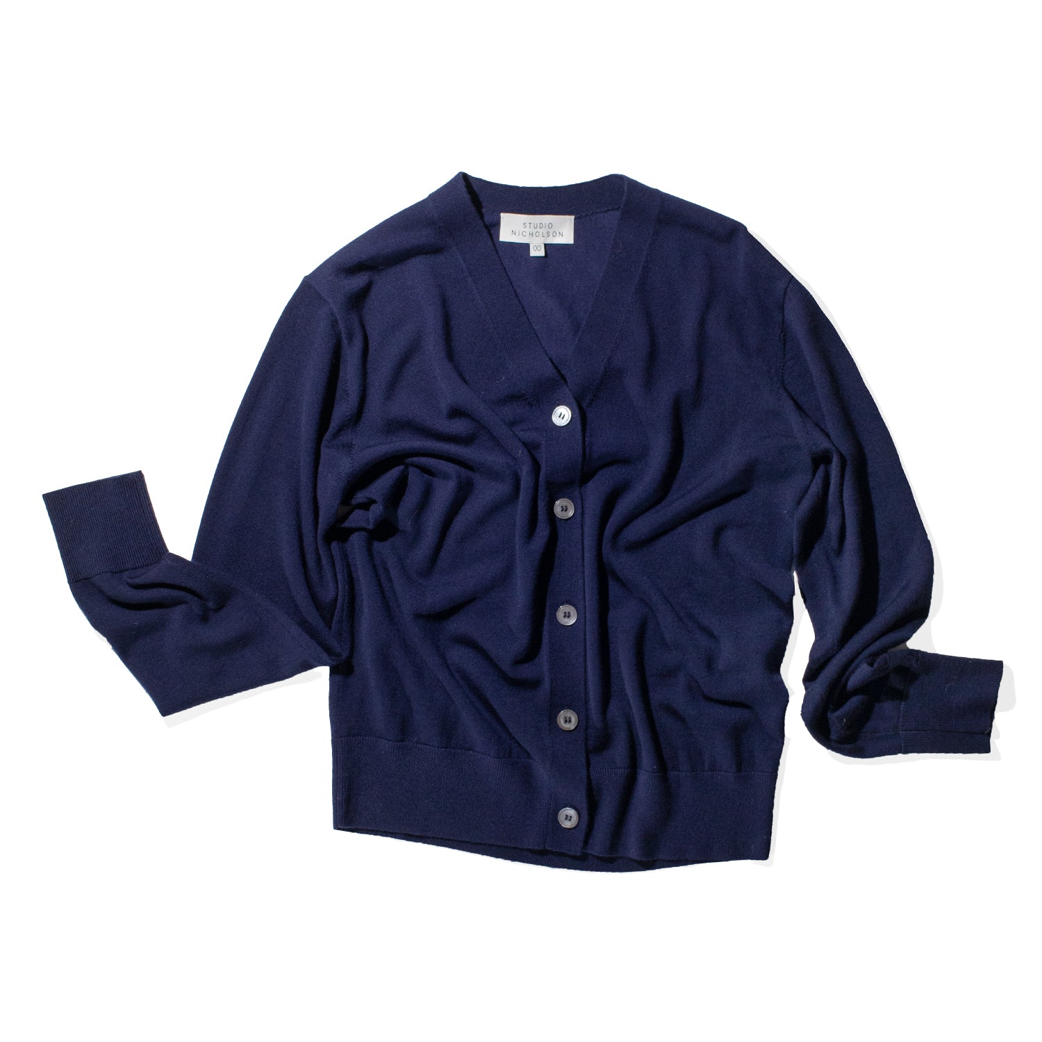 Studio Nicholson Kosumo Cardigan in Navy – JUDITH