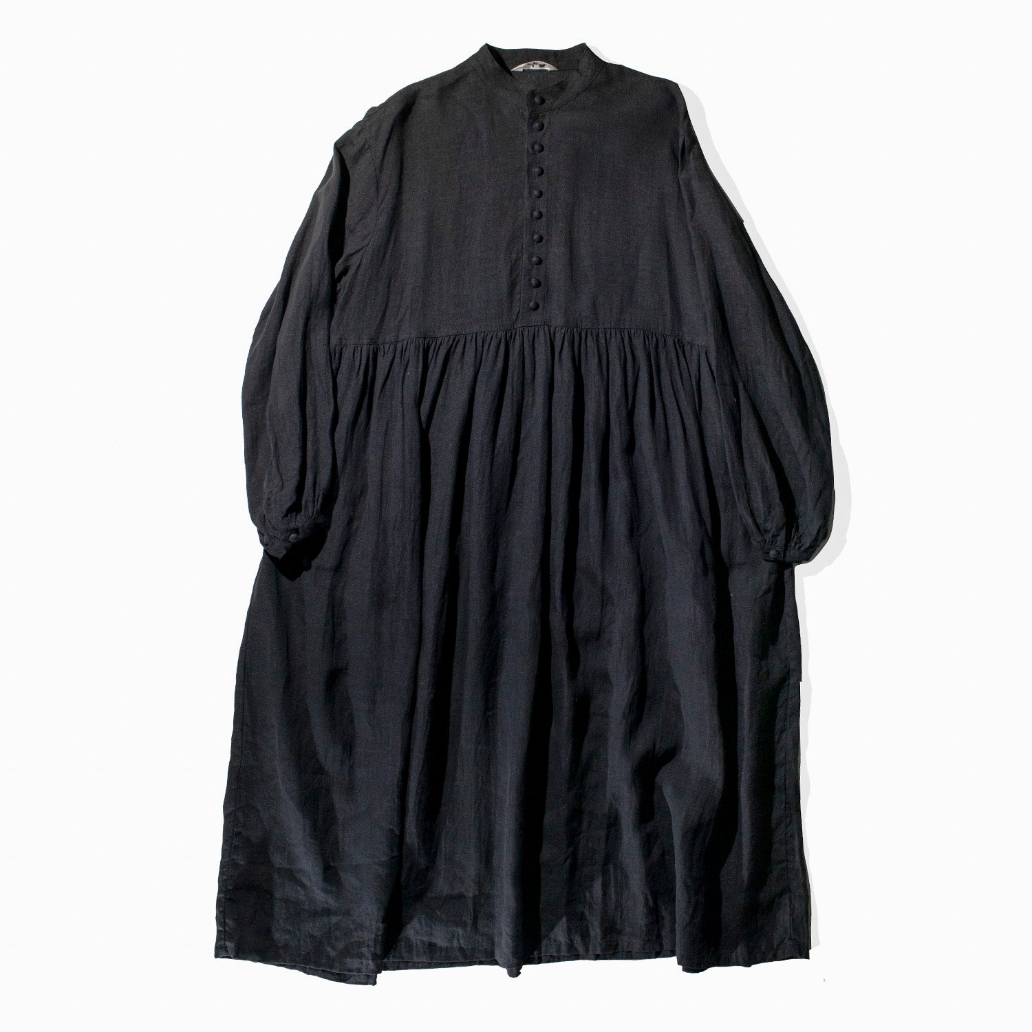 Ichi Antiquités French Linen Dress in Black – JUDITH