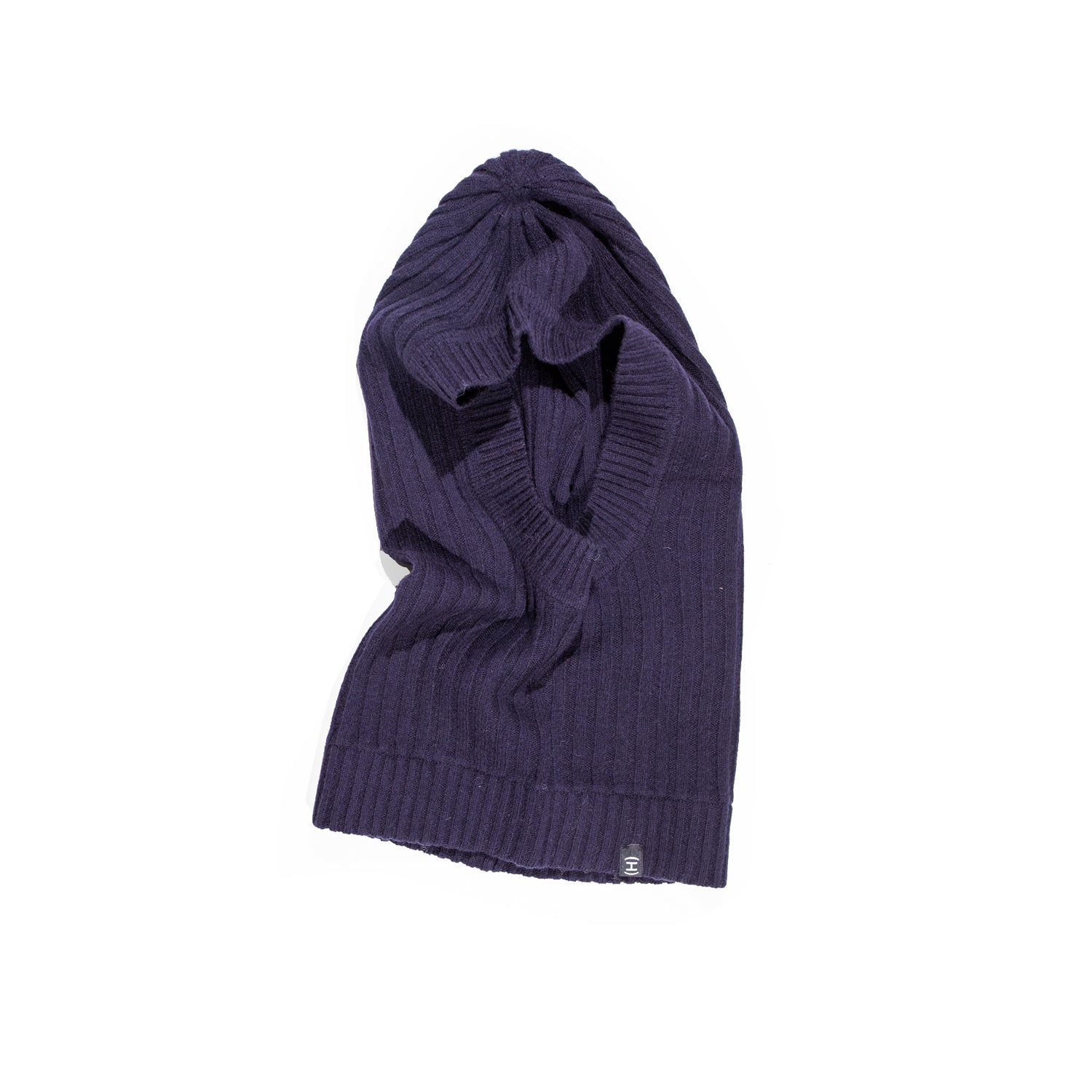 Hope Balaclava in Dark Navy Merino Rib – JUDITH