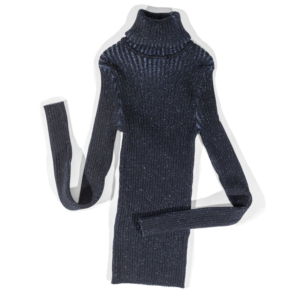 GIU GIU Nonna Turtleneck in Onyx/Blue Star – JUDITH