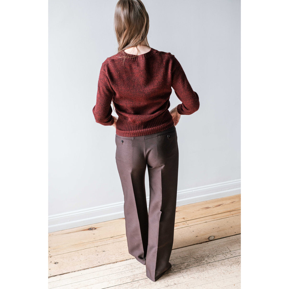 Maryam Nassir Zadeh Annora Sweater in Merlot