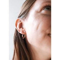 Sapir Bachar Gold Wind Hoops