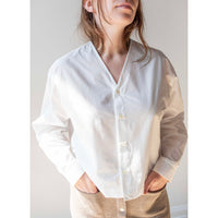 Nicholson & Nicholson Rose Top in White