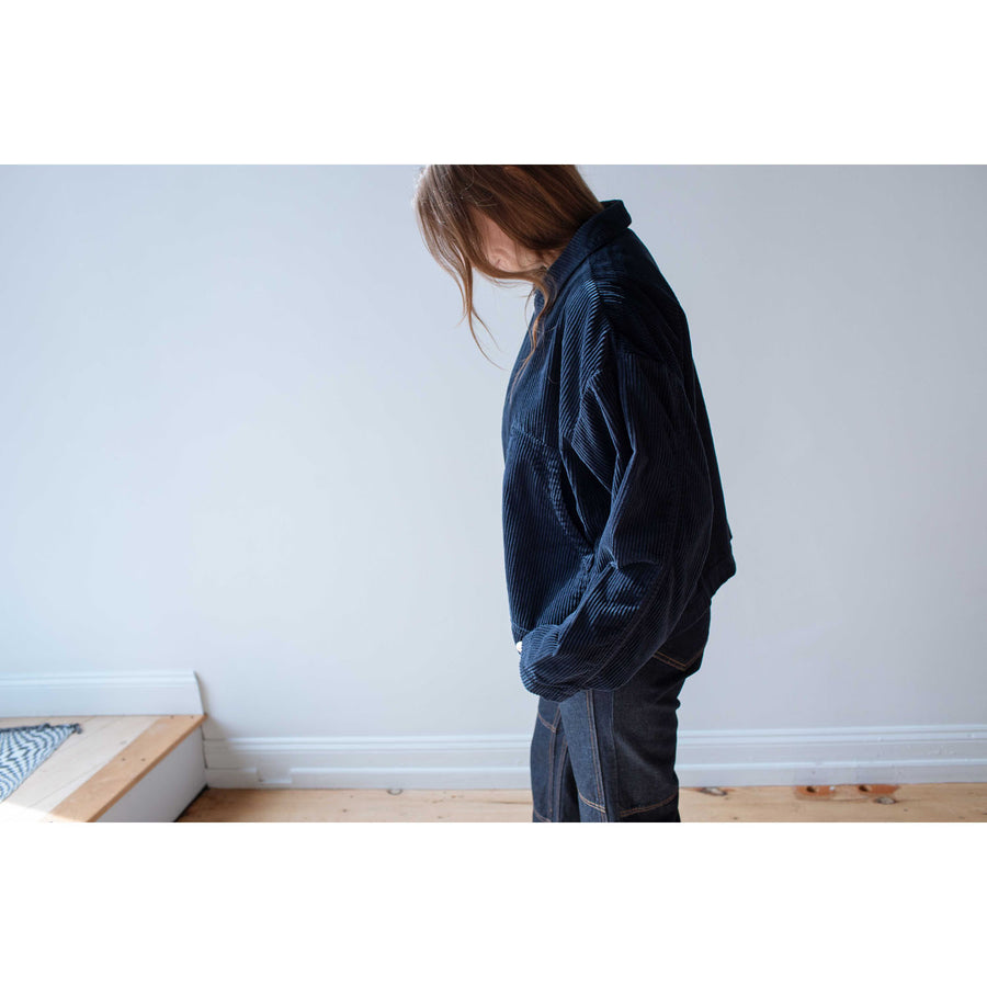 Shaina Mote Studio Jacket in Navy