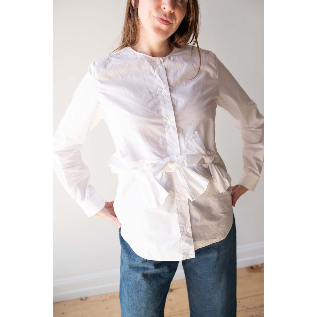 Fabiana Pigna Mela Blouse in White