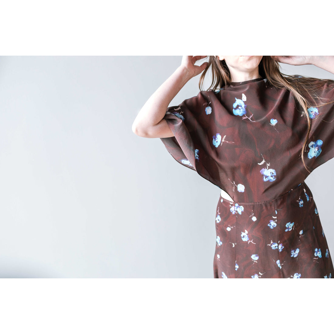 Rodebjer Jules Violet Dress in Sweet Violet Brown