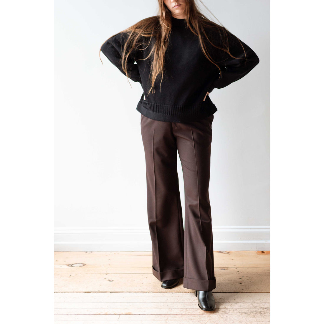 Kallmeyer Milena Cuff Trouser in Umber