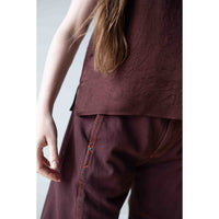 Sayaka Davis U-Neck Tank in Sangria