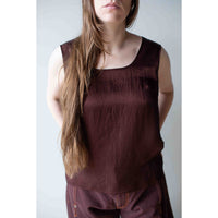Sayaka Davis U-Neck Tank in Sangria