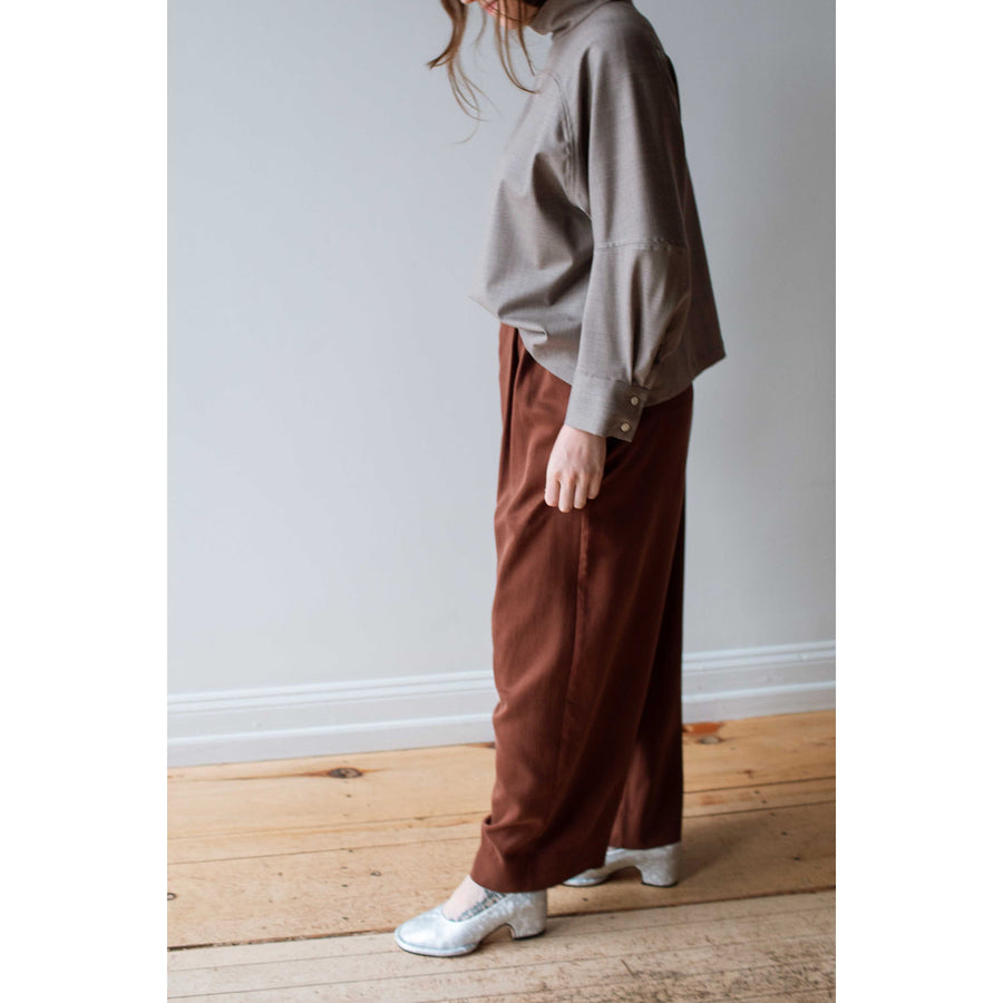 Shaina Mote Man Pant in Chocolate