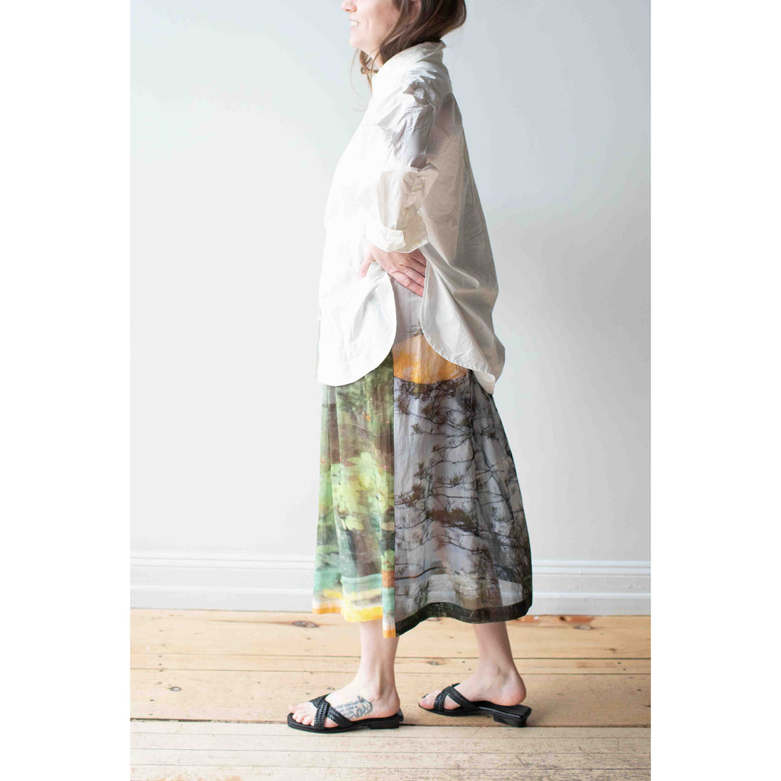 Anntian Skirt in Print T-Reflections