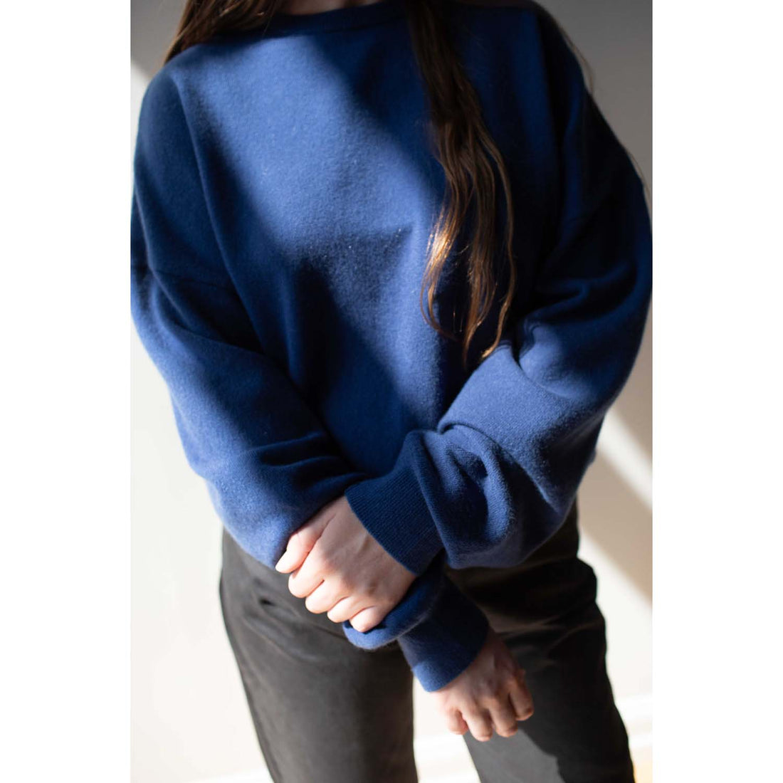 Extreme Cashmere Tes Sweater in Saffire