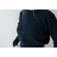 Extreme Cashmere Blouson Cardigan in Shadow