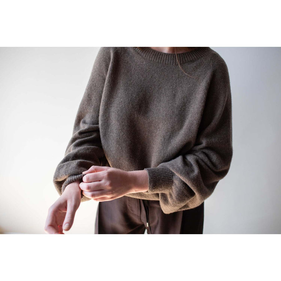 Baserange Soar Pullover in Teak Brown