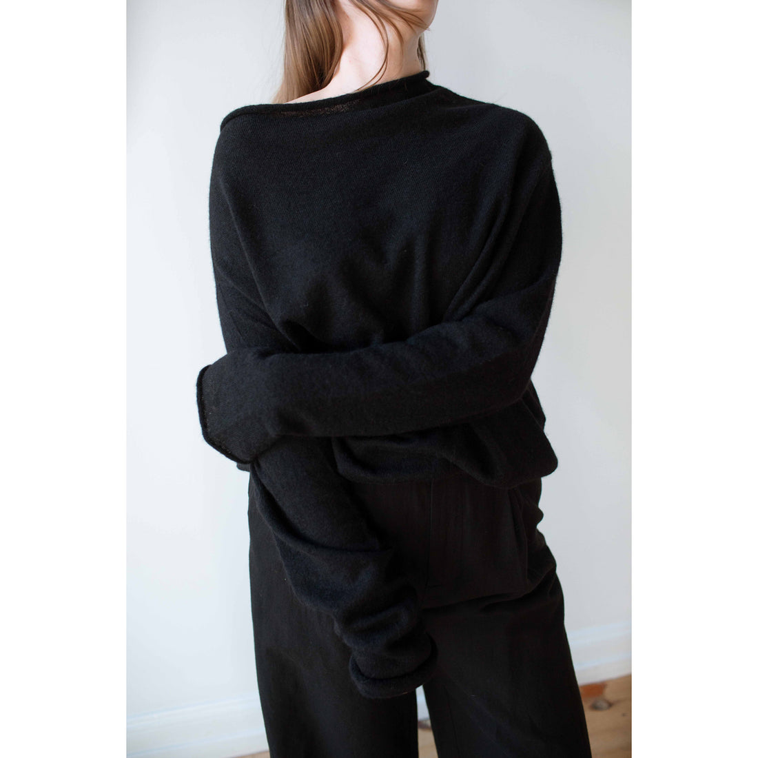 Lauren Manoogian Shoulder Boatneck in Black