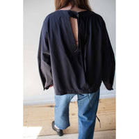 Studio Nicholson Velho Top in Darkest Navy