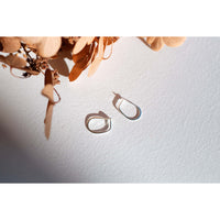 Melissa Joy Manning XS Teardrop Hoops in Sterling Silver