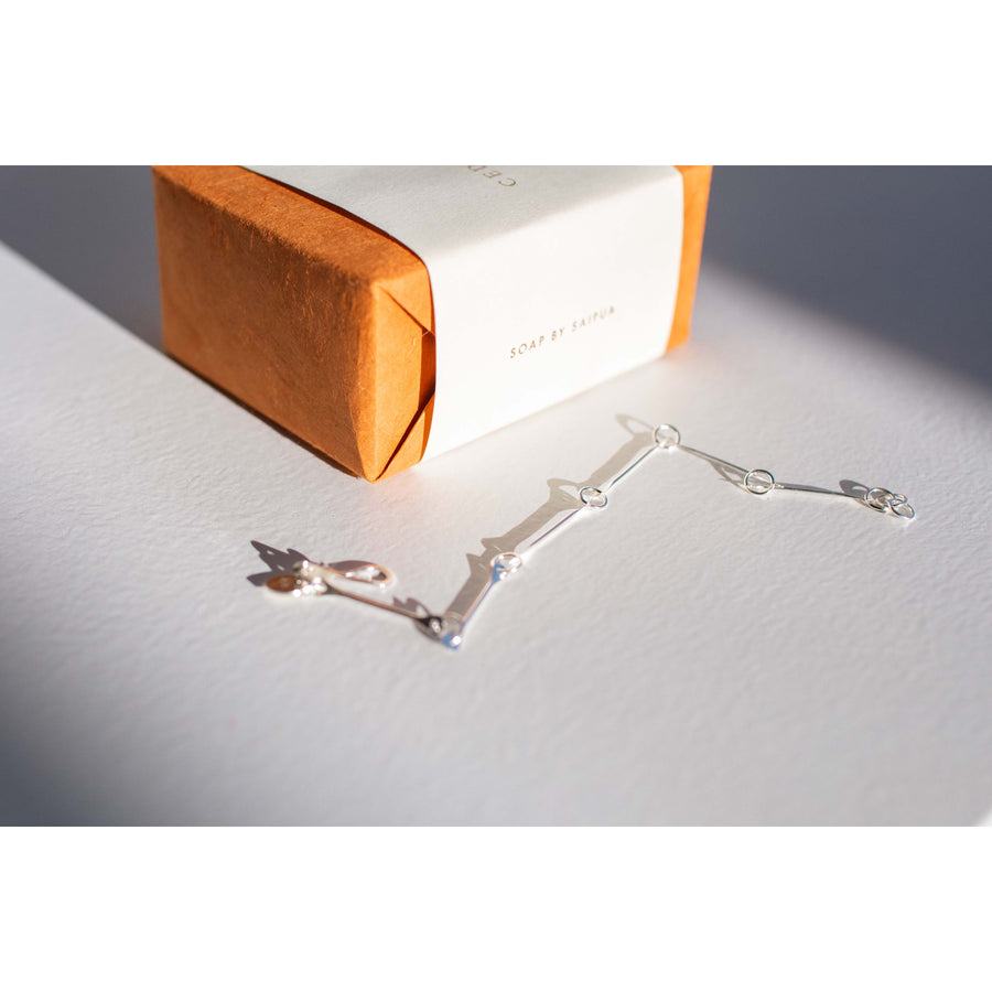 Melissa Joy Manning Bone Chain Bracelet in Sterling Silver