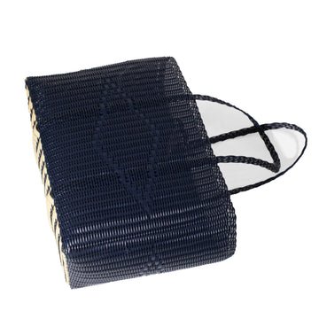 Palorosa Large Basket Tote in Midnight Blue