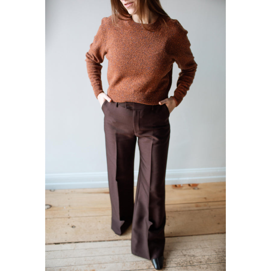 Kallmeyer Athena Flare Pant in Espresso