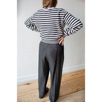 Extreme Cashmere Oldie Sweater in Breton