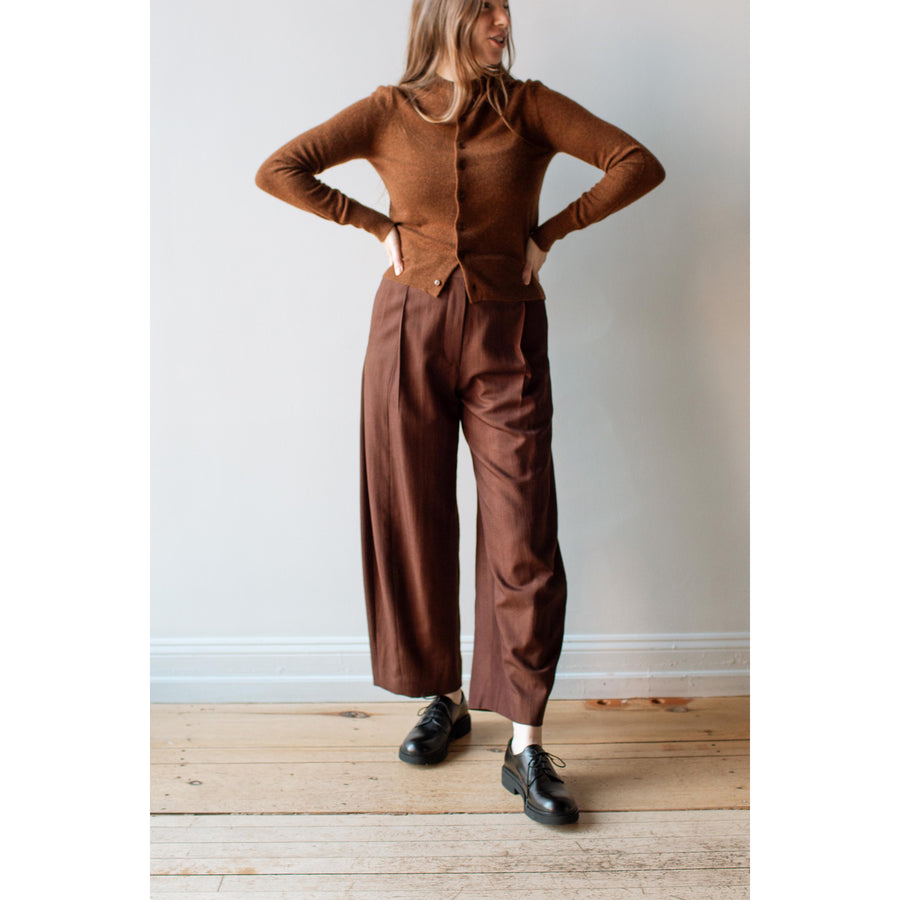 Sayaka Davis Cacao Trousers in Cinnamon