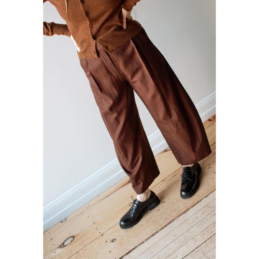 Sayaka Davis Cacao Trousers in Cinnamon