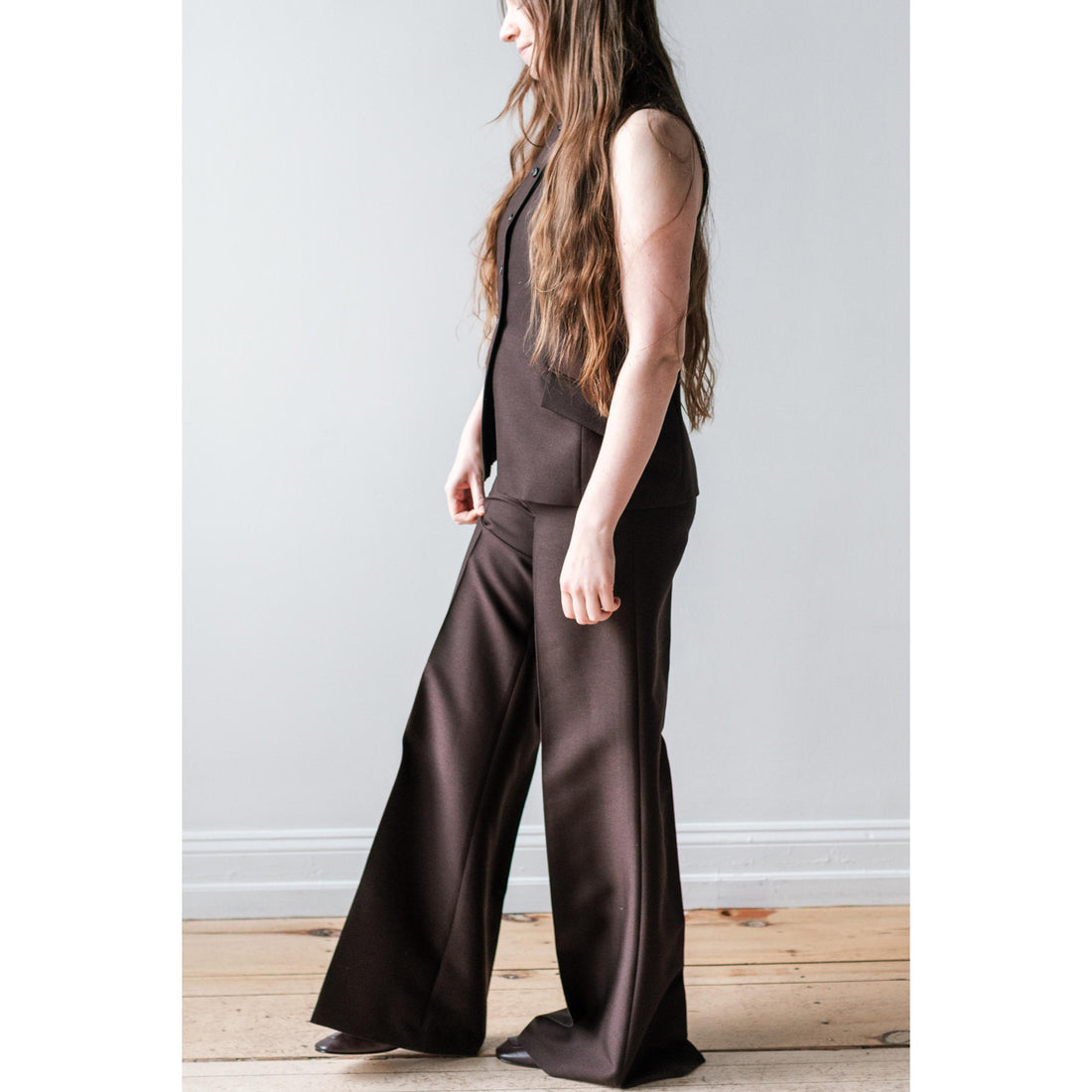 Kallmeyer Athena Flare Pant in Espresso