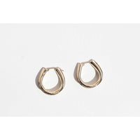 Fay Andrada Lukko LG Hoops in 23K Gold Plated Brass