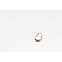 Leigh Miller Small Round Sempre Hoop in 14K Yellow Gold