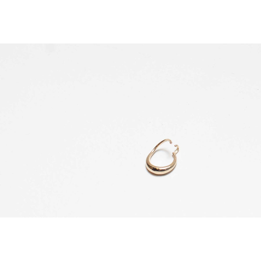 Leigh Miller Small Round Sempre Hoop in 14K Yellow Gold