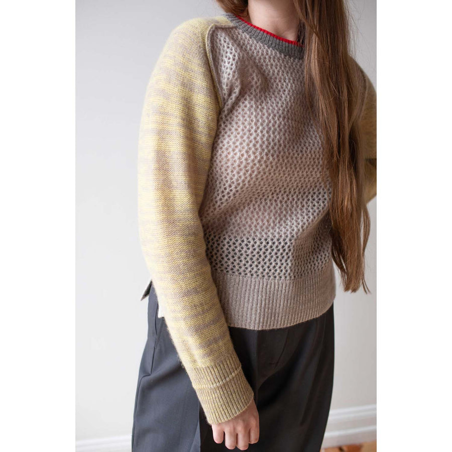 Raquel Allegra Lilith Sweater in Concrete