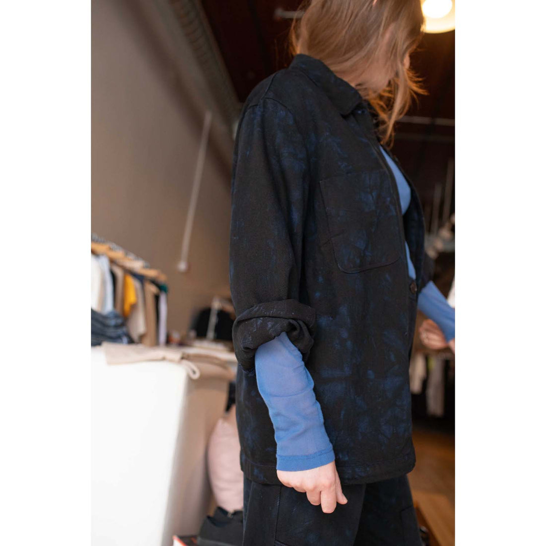 Raquel Allegra Explorer Jacket in Dark Indigo