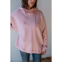 Ichi Antiquités French Terry Hoodie in Pink