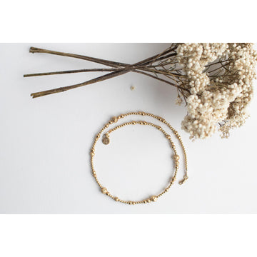 Sapir Bachar Eternity Beads Gold Necklace