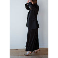 Nomia Oversized Yolk Blazer in Black