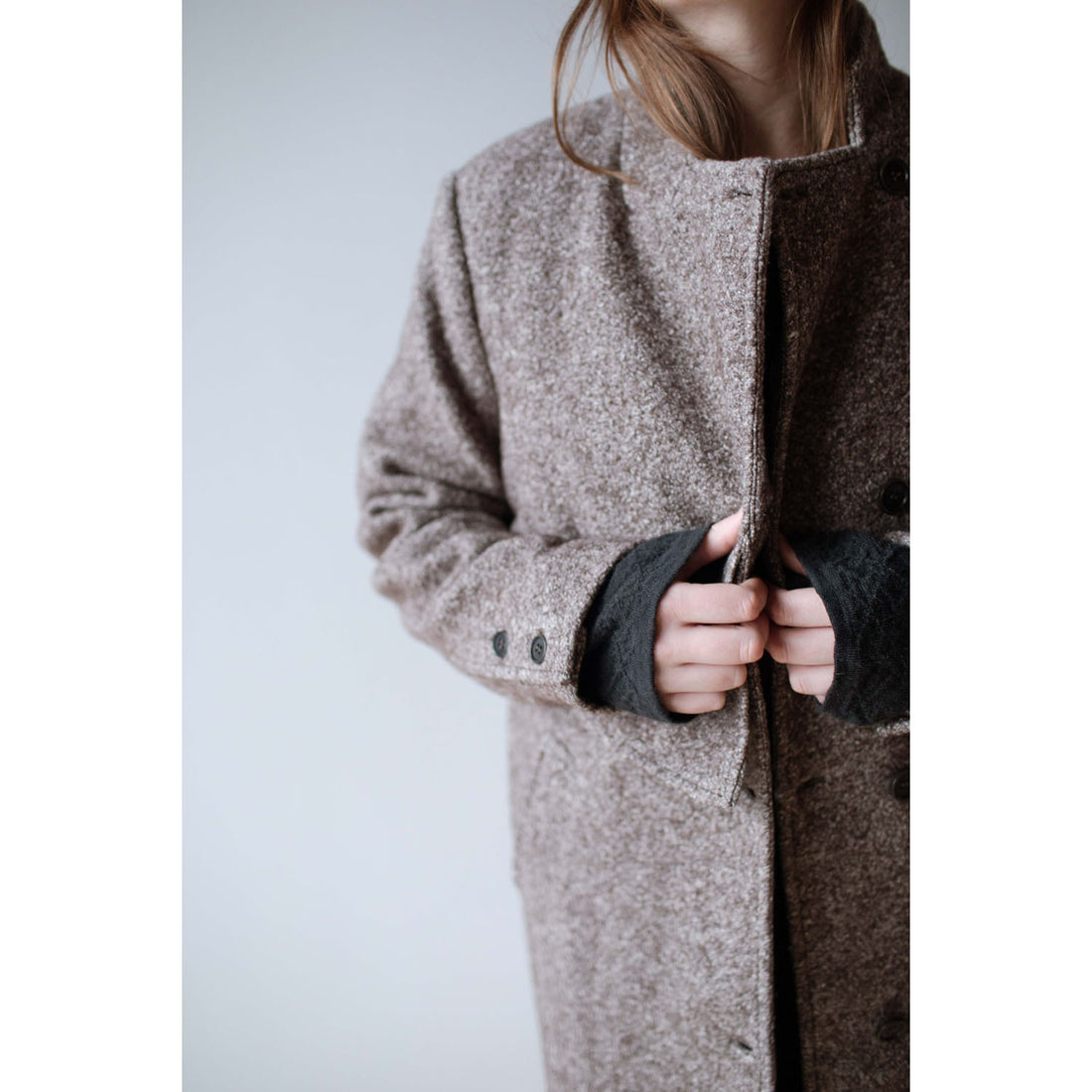 Henrik Vibskov Evening Coat in Taupe