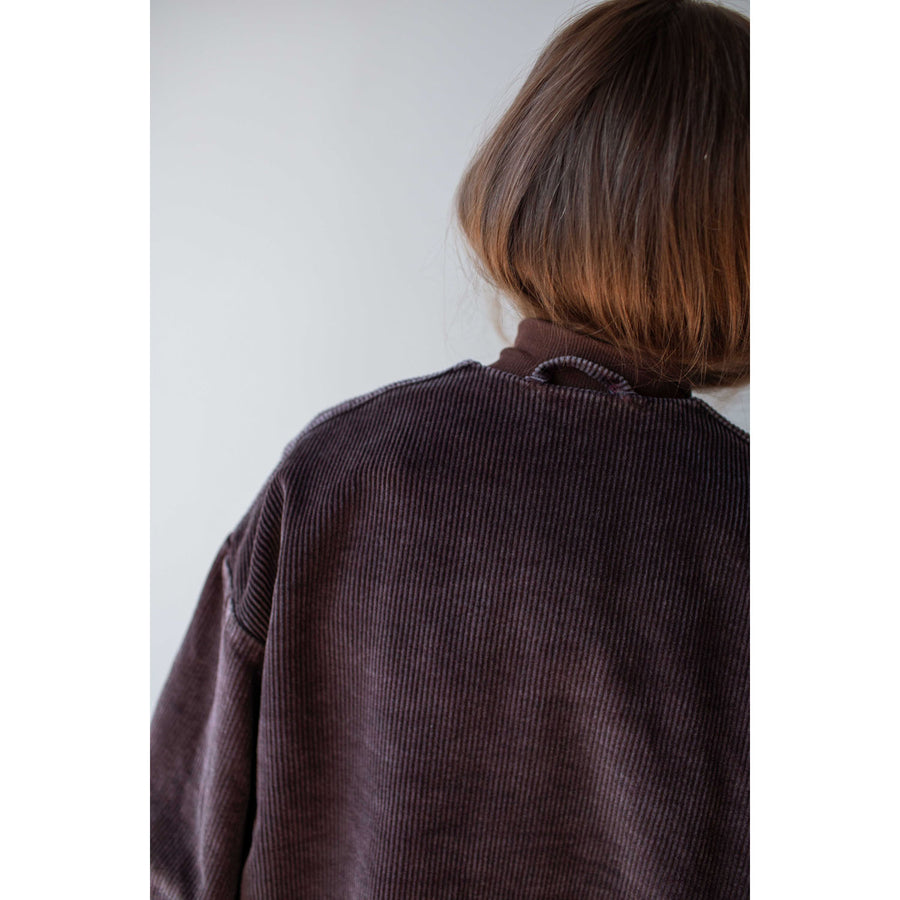 Kallmeyer Lyra Sheer Turtleneck in Russet