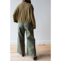 Ichi Antiquités Whole Garment 2Way Cardigan in Khaki