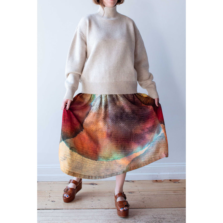 Anntian Woolskirt in Print C