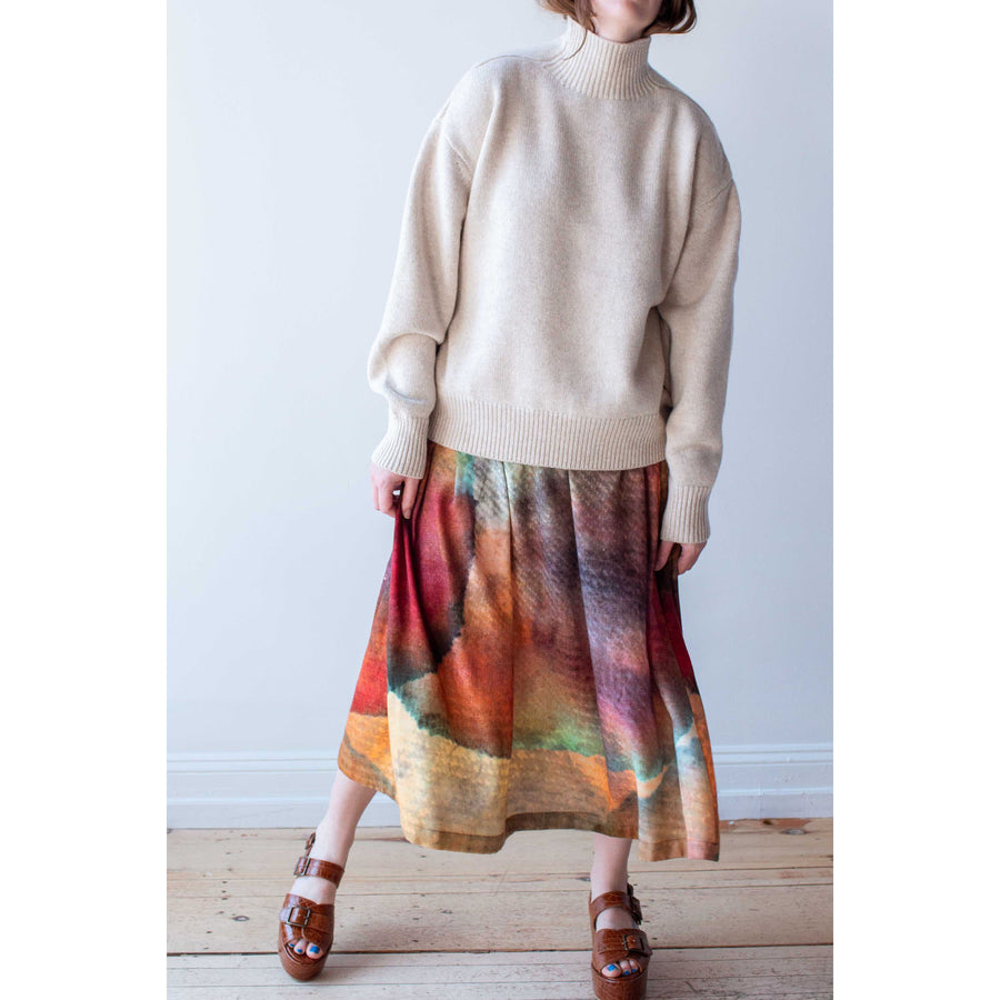 Anntian Woolskirt in Print C