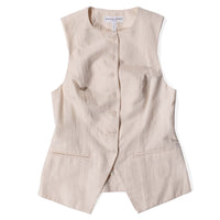 Apiece Apart Marca Tunic Vest in Ecru