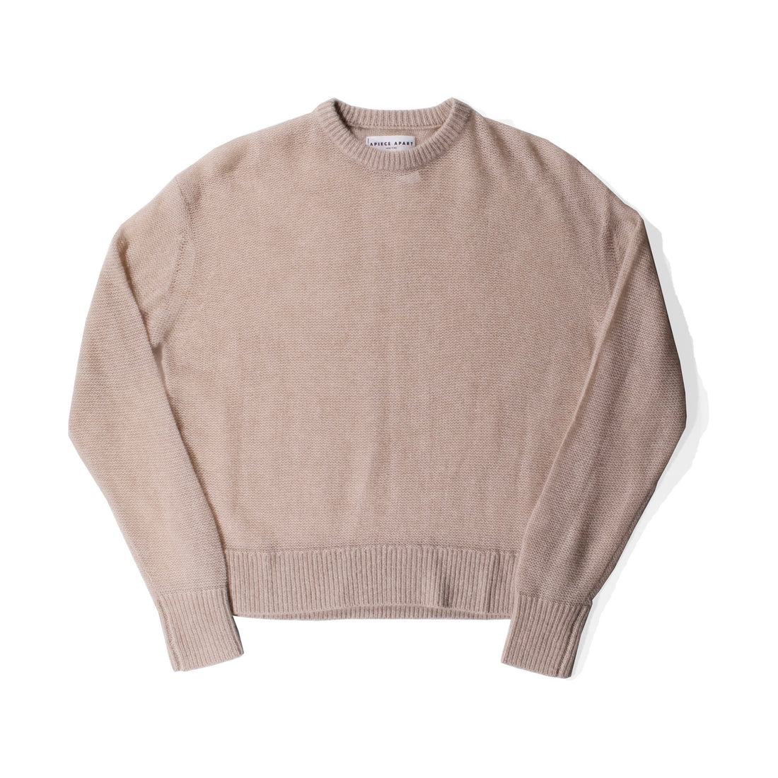 Apiece Apart Softest Tissue Weight Sweater in Sand