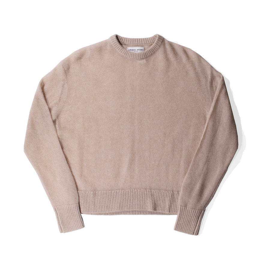 Apiece Apart Softest Tissue Weight Sweater in Sand