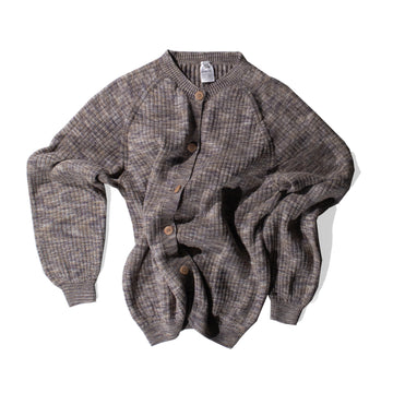 Baserange Soar Cardigan in Grey Melange