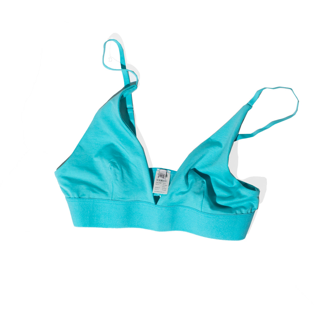 Baserange Triangle Bra in Charles Turquoise