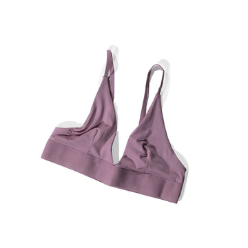 Baserange Triangle Bra in Still Purple